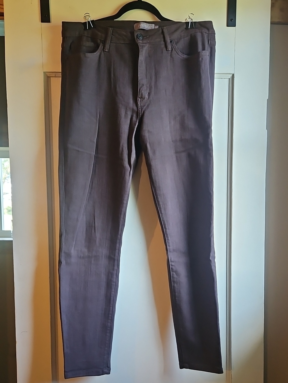 Brown Stretch Jeans